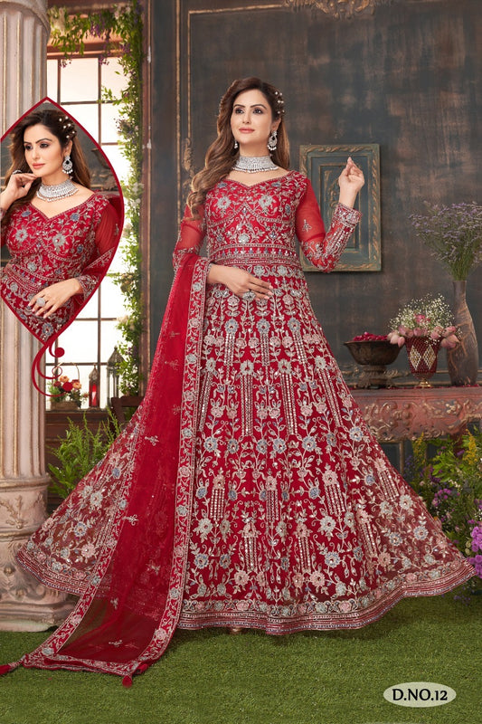 Red Indian Gown Size Size Large 40" Chest, Medium 38" Chest